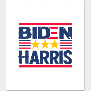 biden harris for president stars Posters and Art